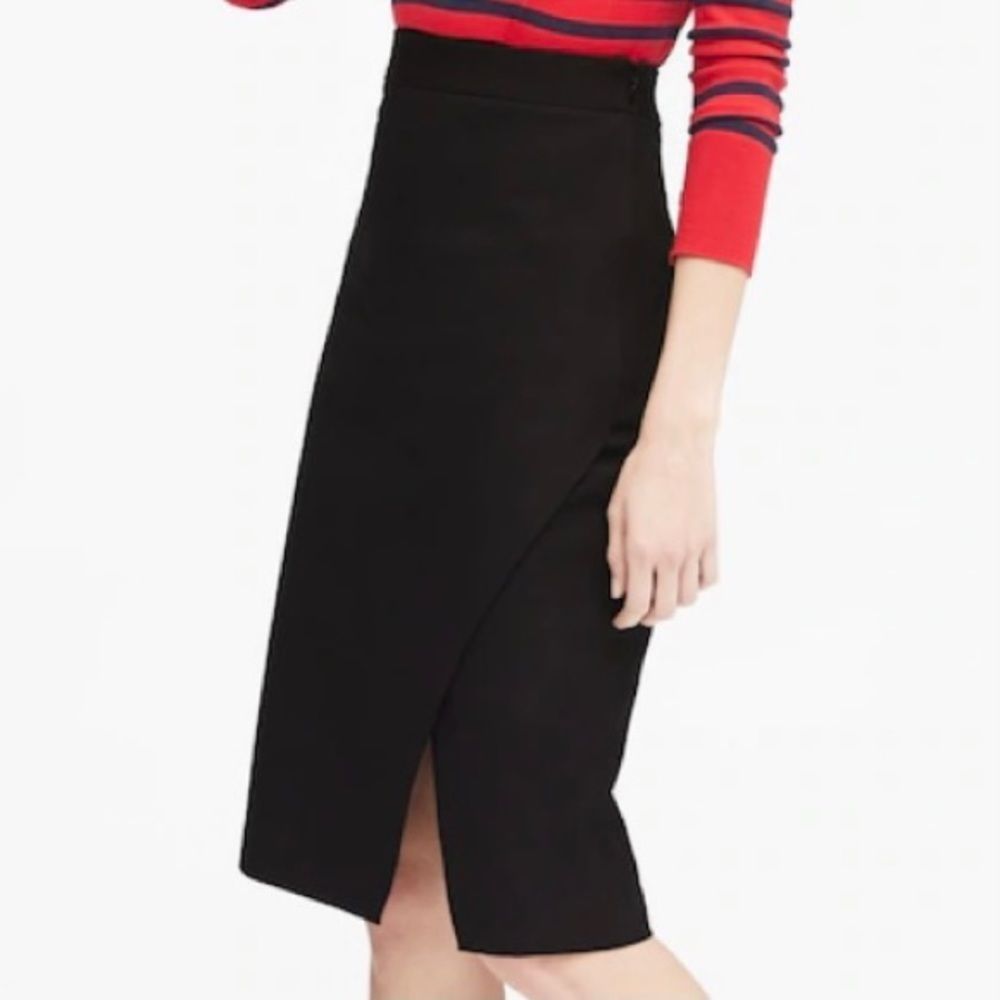 BANANA REPUBLIC Pencil Skirt, Black, Size 4
